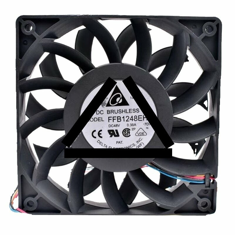 Delta FFB1248EH DC 48V 0.38A 12025 Axial Brushless Cooling Fan