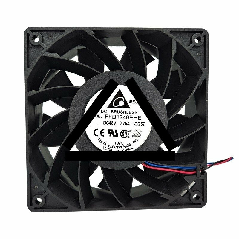 Delta FFB1248EHE DC 48V 0.75A 2 Wires / 3 Wires / 4 Wires Axial Cooling Fan