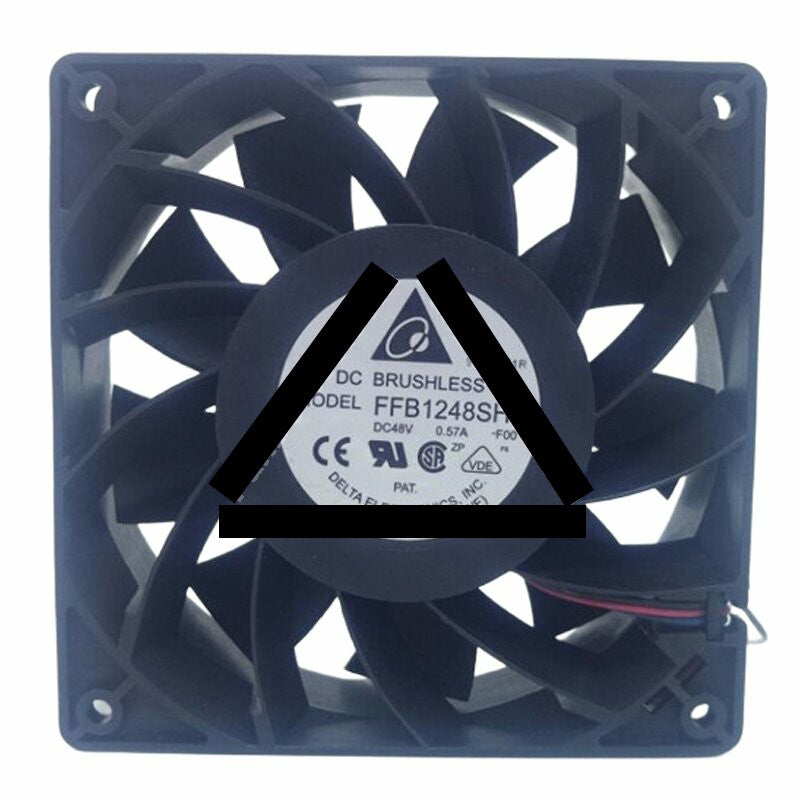 Delta FFB1248SHE DC 48V 0.57A 12038 Brushless Axial Cooling Fan