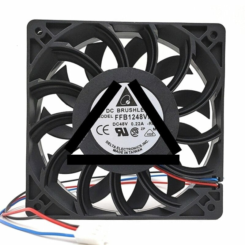 Delta FFB1248VH DC 48V 0.22A 2 Wires / 3 Wires / 4 Wires Axial Cooling Fan