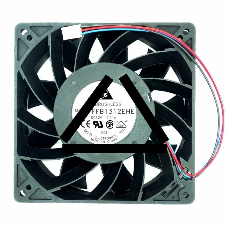 Delta FFB1312EHE DC 12V 4.11A 2 Wires / 3 Wires Axial Cooling Fan