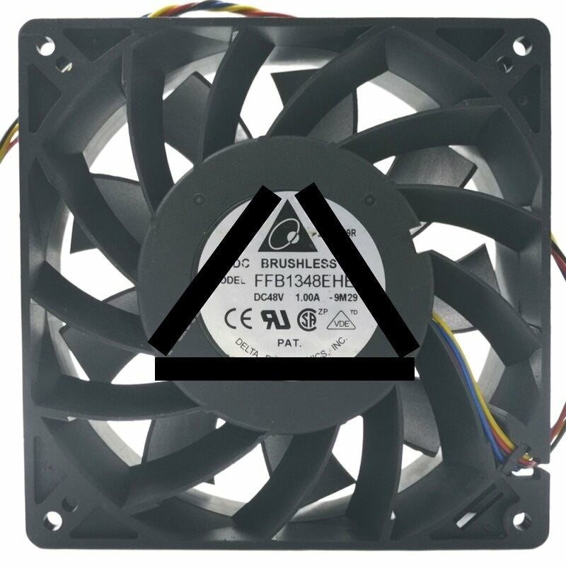 Delta FFB1348EHE DC 48V 1.00A 4 Wires Brushless PWM Axial Cooling Fan