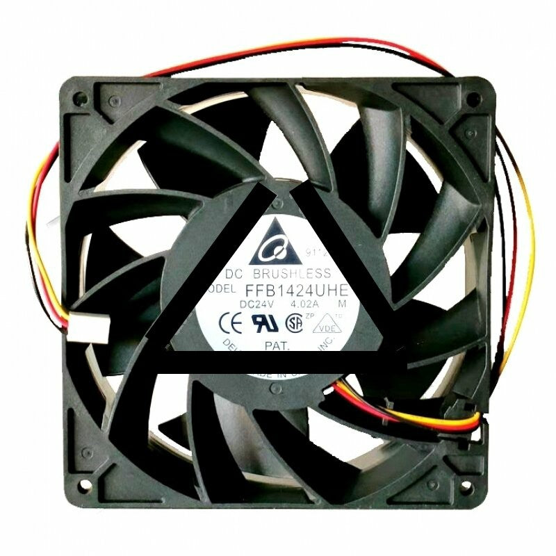Delta FFB1424UHE DC 24V 4.02A 2 Wires / 3 Wires / 4 Wires Axial Cooling Fan