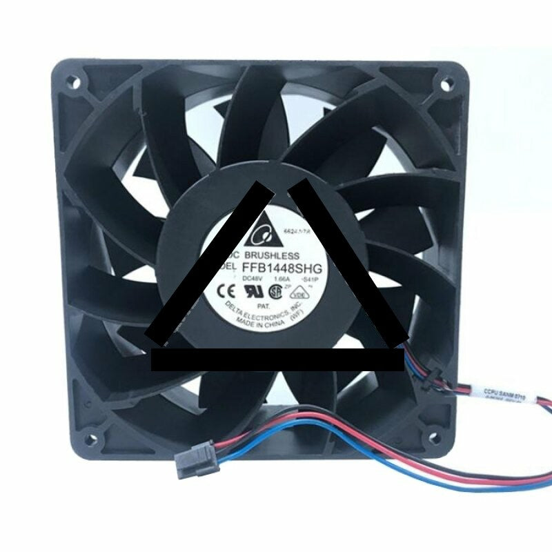 Delta FFB1448SHG DC 48V 1.66A 3 Wires Axial Cooling Fan