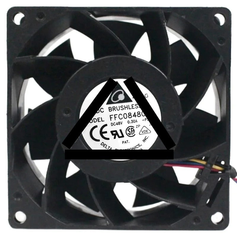 Delta FFC0848CE 48V 0.30A DC Brushless 4 Wires Axial Cooling Fan