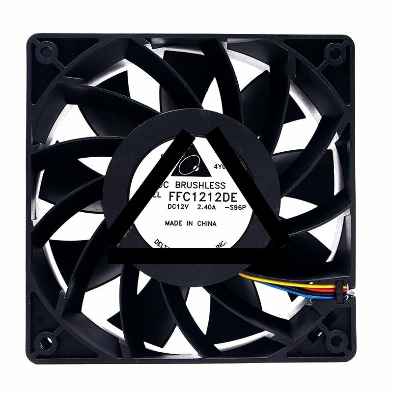 Delta FFC1212DE DC 12V 2.40A 2 Wires / 3 Wires / 4 Wires Axial Cooling Fan