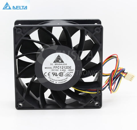 Delta FFC1212DE -S96P 12CM 1mm 138 DC 12V 2.4A industrial server inverter power supply cooling fans