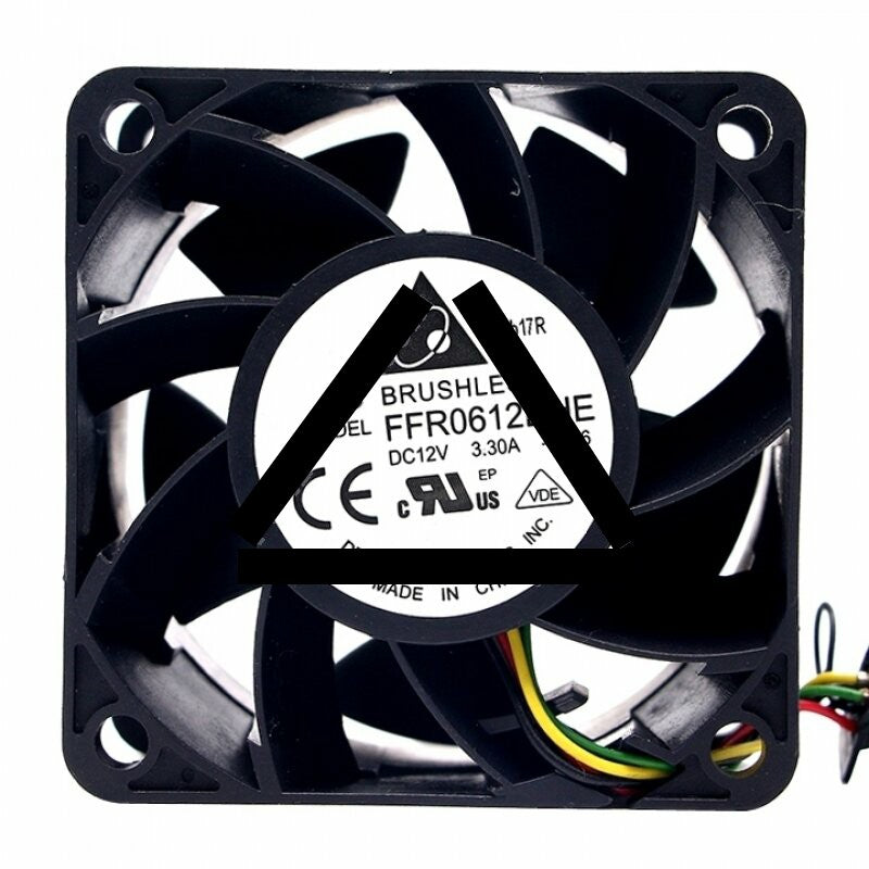 Delta FFR0612DHE DC 12V 3.30A 2 Wires / 3 Wires / 4 Wires Axial Cooling Fan