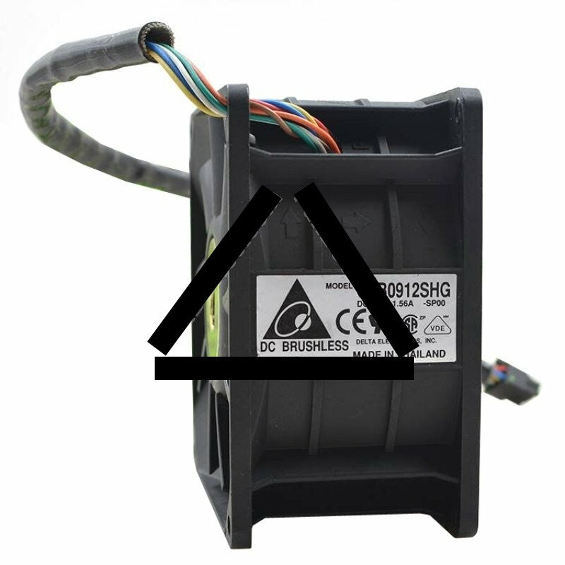 Delta GFB0912SHG DC 12V 1.56A 2 Wires / 3 Wires / 4 Wires Axial Cooling Fan