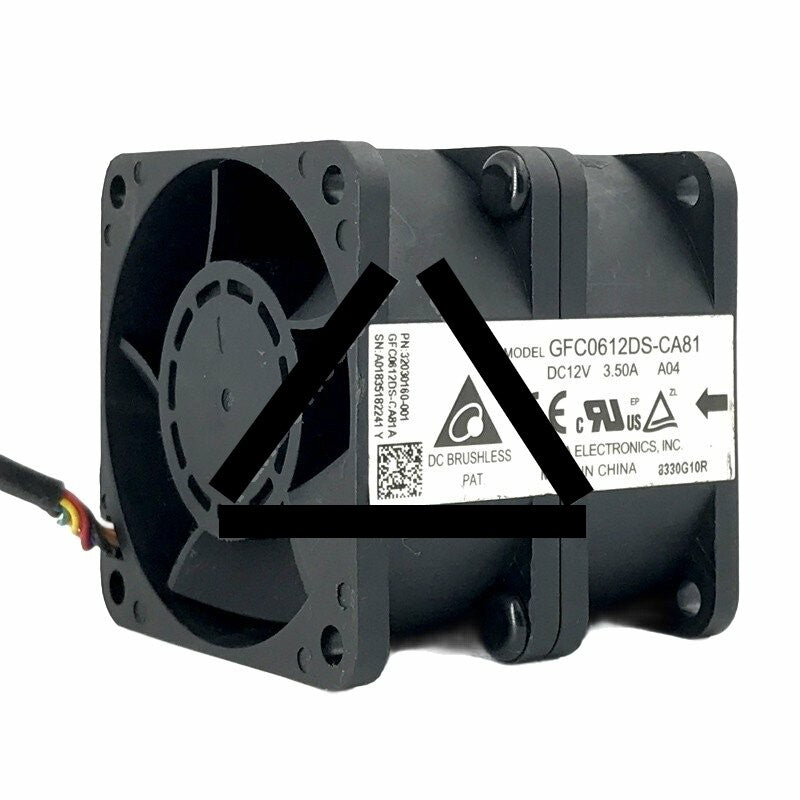 Delta GFC0612DS DC 12V 3.50A 6056 Axial Cooling Fan