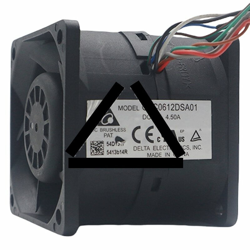 Delta GFC0612DSA01 DC 12V 4.50A 8 Wires Brushless Axial Cooling Fan
