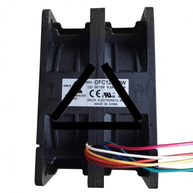Delta GFC1212DW DC 12V 8.2A 8 Wires Axial Cooling Fan