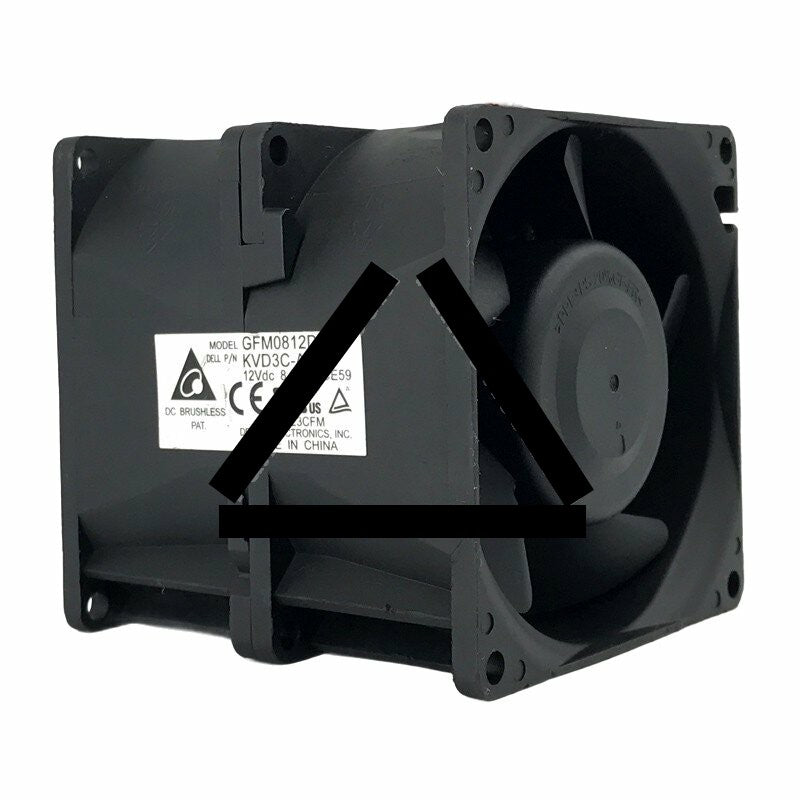 Delta GFM0812DW DC 12V 8.00A 8080 Axial Cooling Fan