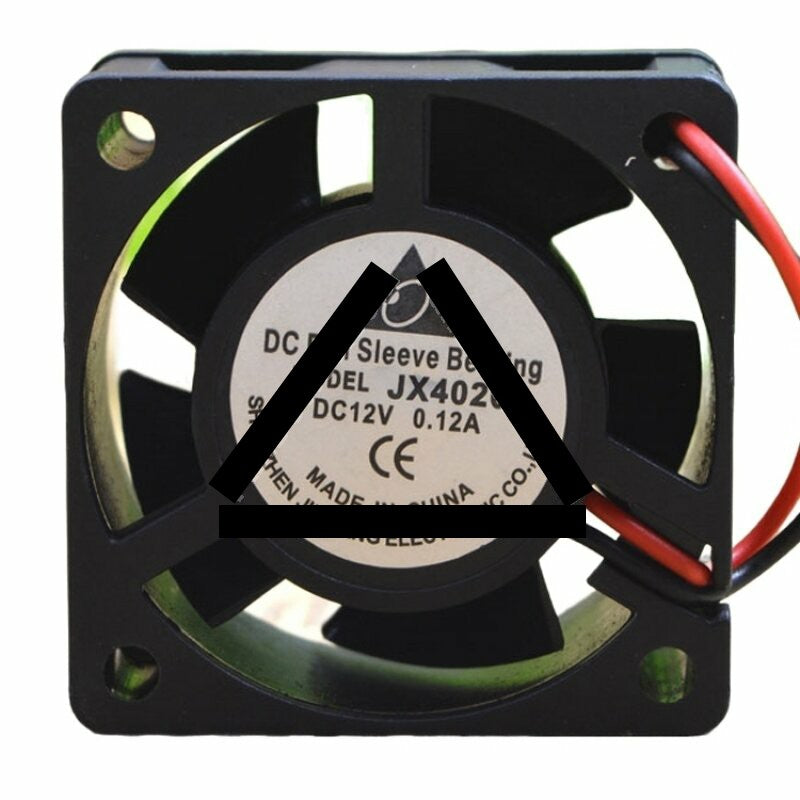 Delta JX4020 DC 12V 0.12A 2 Wires Axial Cooling Fan
