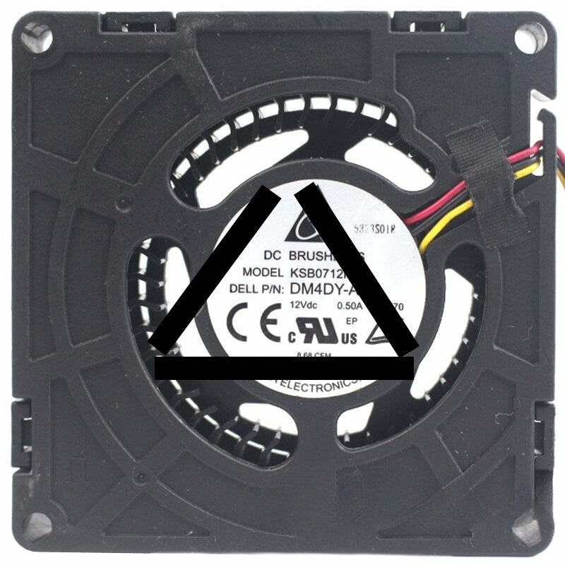 Delta KSB0712HB-DF70 DM4DY-A00 12V 0.50A Blower Cooling Fan