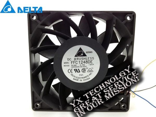 Delta New 12038 12CM winds of fan 48V 0.75A FFC1248DE double ball a lot 120*120*38mm