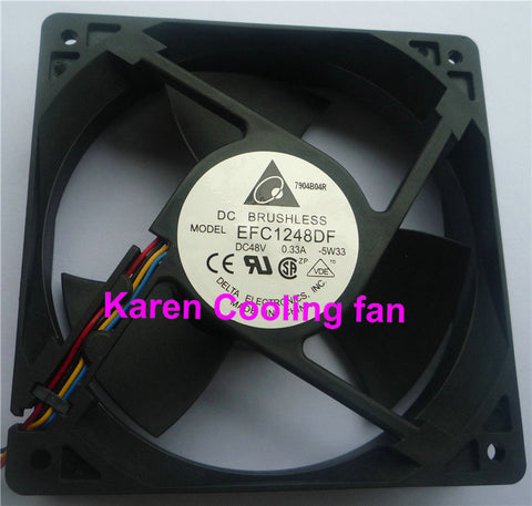 DELTA NEW ORIGINAL 12CM EFC1248DF 12032 48V 0.33A Cooling fan 120*120*32MM