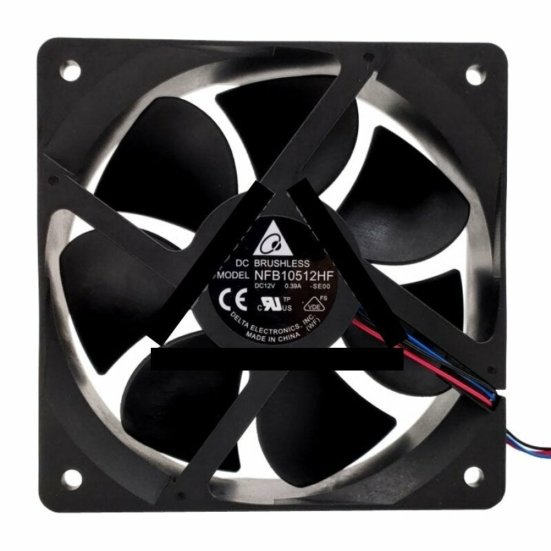 Delta NFB10512HF DC 12V 0.39A 2 Wires / 3 Wires / 4 Wires Axial Cooling Fan