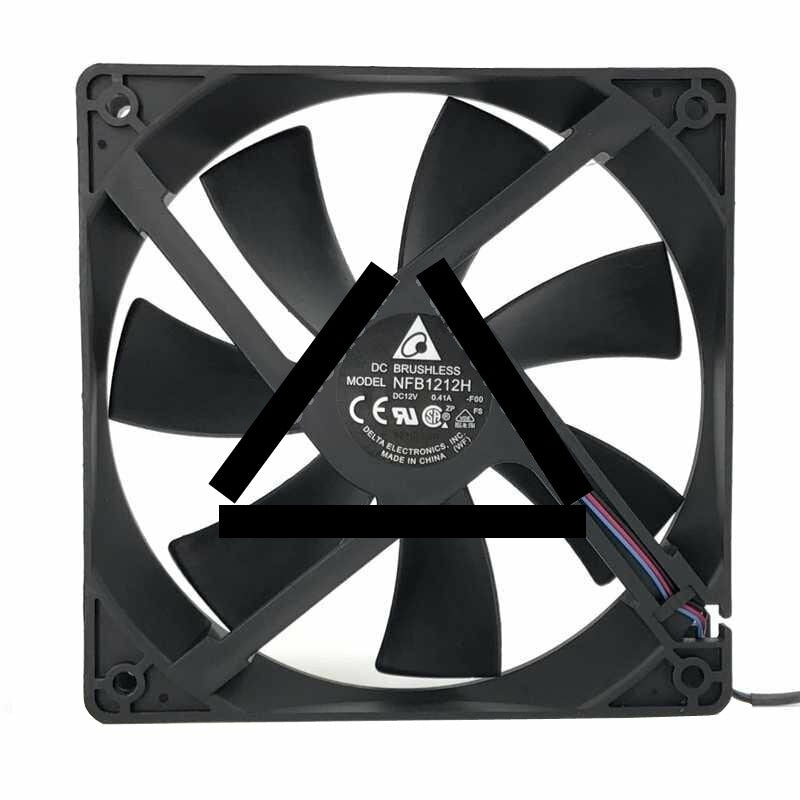 Delta NFB1212H DC 12V 0.41A 2 Wires / 3 Wires Axial Cooling Fan