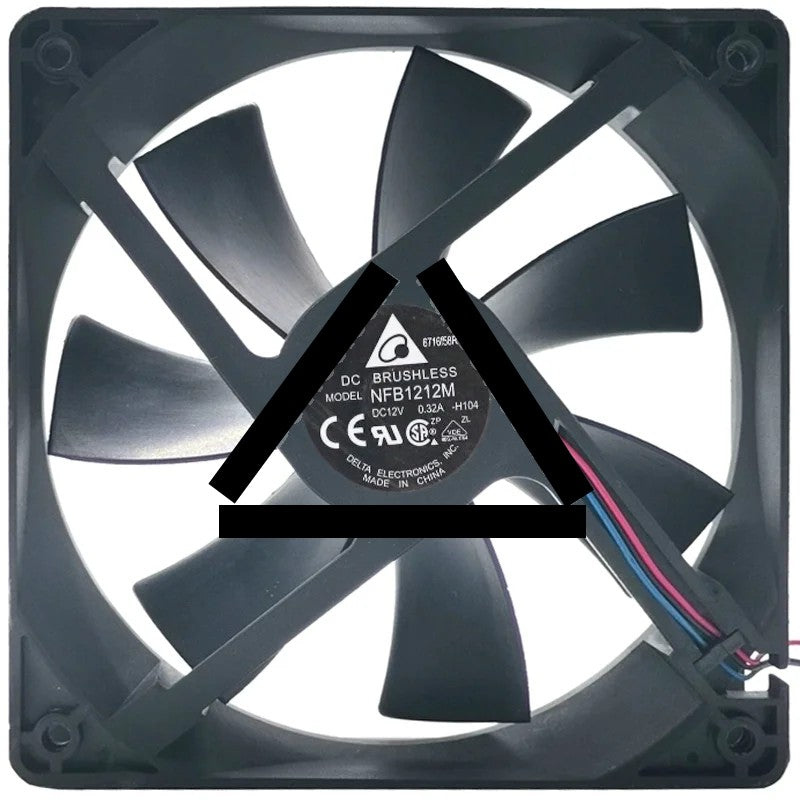 Delta NFB1212M 12V 0.32A 3 / 4 Wires Axial Cooling Fan