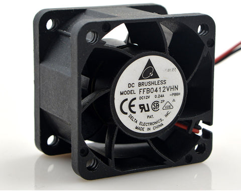 DELTA Original FFB0412SVHN Computer Blower Cooling Axial Fan DC 12V 0.24A 4028 40*40*28mm 2 Wires