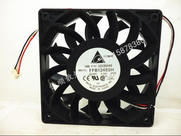 DELTA P/N:32030045 FFB1248SH 120*120*25 48V 0.30A 12cm fan