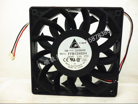 DELTA P/N:32030045 FFB1248SH 120*120*25 48V 0.30A 12cm fan