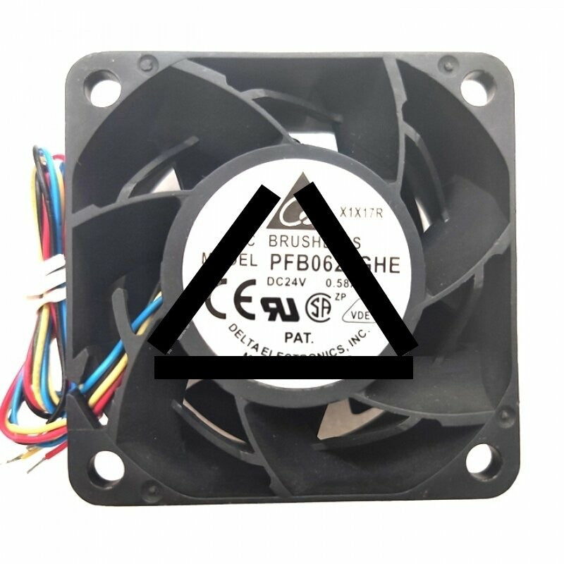 Delta PFB0624GHE DC 24V 0.58A 2 Wires / 3 Wires / 4 Wires Axial Cooling Fan
