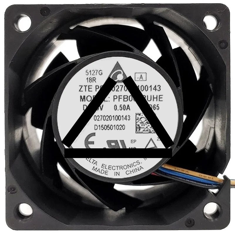 Delta PFB0648UHE 48V 0.50A 4 Wires DC Brushless PWM Axial Cooling Fan