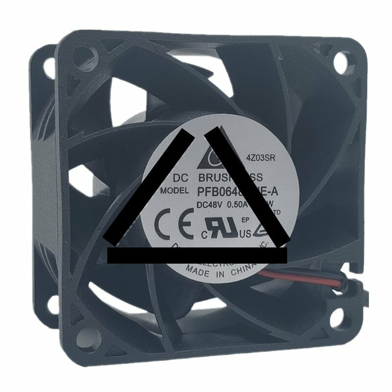 Delta PFB0648UHE-A DC 48V 0.50A 6038 Brushless Axial Cooling Fan