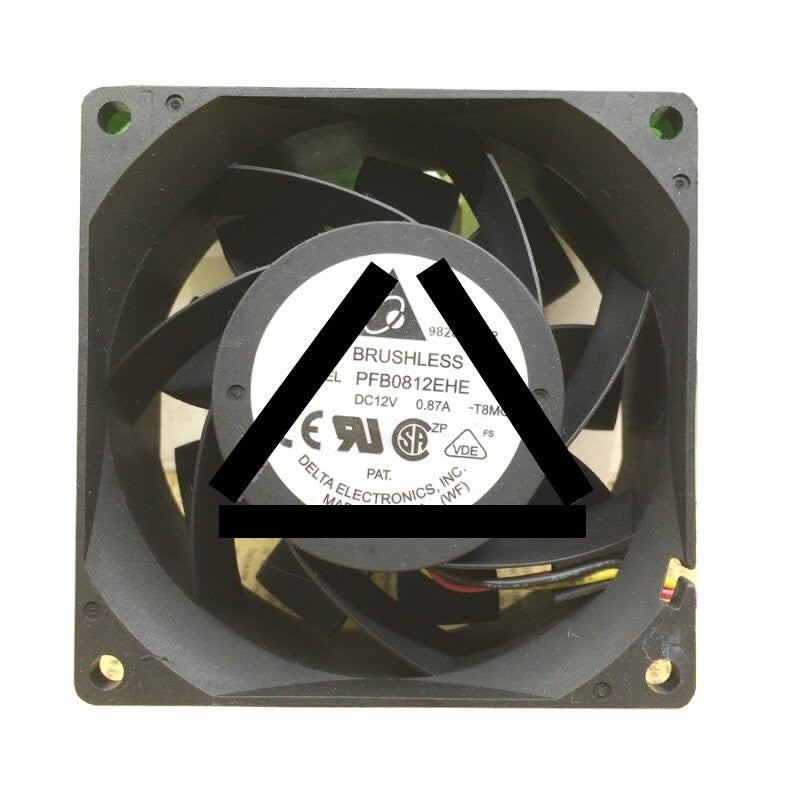 Delta PFB0812EHE DC 12V 0.87 3 Wires / 4 Wires Axial Cooling Fan