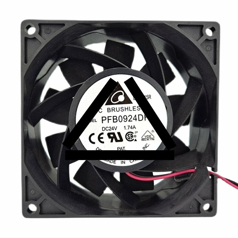 Delta PFB0924DHE DC 24V 1.74A 2 Wires / 3 Wires / 4 Wires Axial Cooling Fan