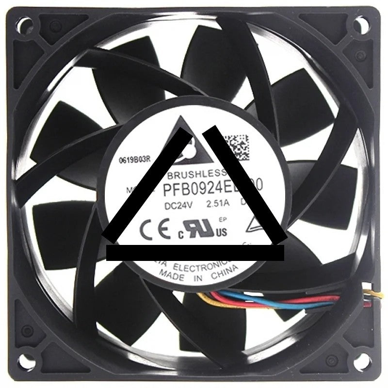 Delta PFB0924EE-00 24V 2.51A 4 Wires Axial Cooling Fan