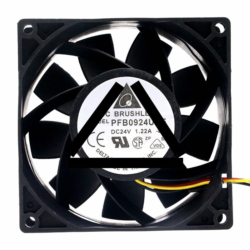 Delta PFB0924UHE DC 24V 1.22A 9238 Axial Brushless Cooling Fan