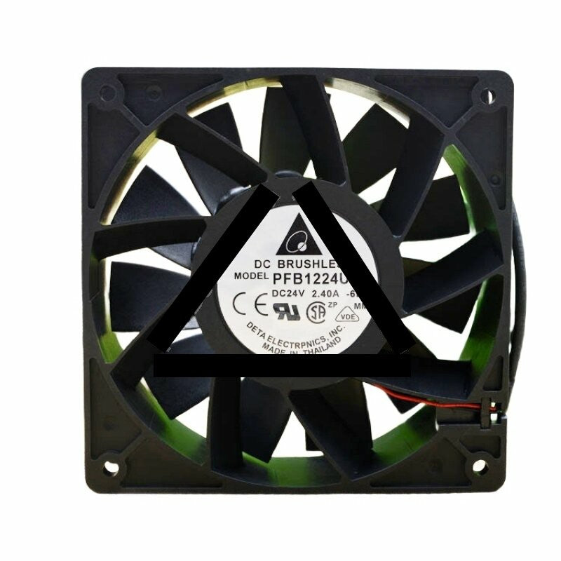 Delta PFB1224UHE DC 24V 2.40A 2 Wires / 3 Wires / 4 Wires Axial Cooling Fan