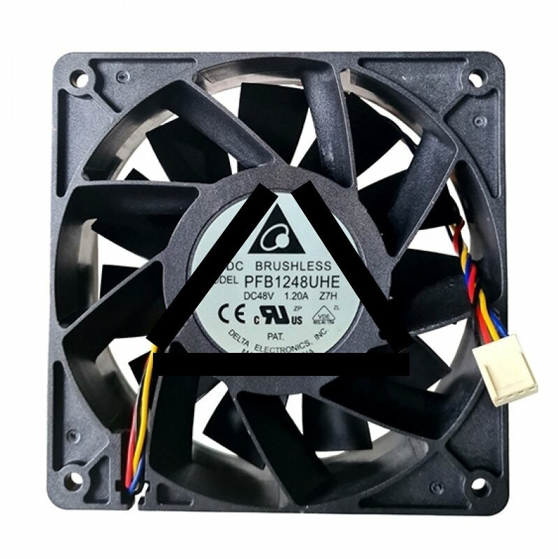 Delta PFB1248UHE DC 48V 1.2A 2 Wires / 3 Wires / 4 Wires Axial Cooling Fan