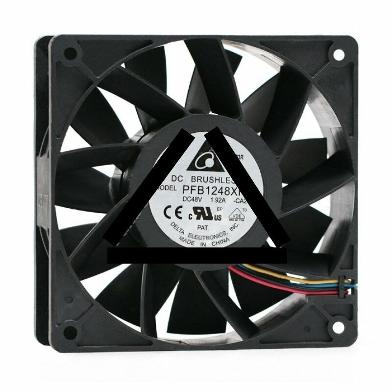 Delta PFB1248XHE DC 48V 1.92A 2 Wires / 3 Wires / 4 Wires Axial Cooling Fan
