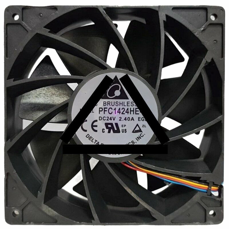Delta PFC1424HE-00 24V 2.40A Brushless Axial Cooling Fan