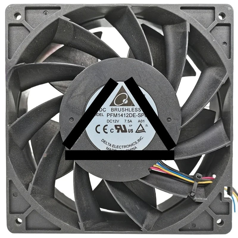 Delta PFM1412DE-SP02 12V 7.5A 4 Wires Axial Cooling Fan
