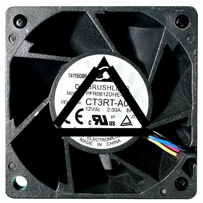 Delta PFR0612DHE-C 12V 2.00A 4 Wires 6038 DC Brushless Axial Cooling Fan
