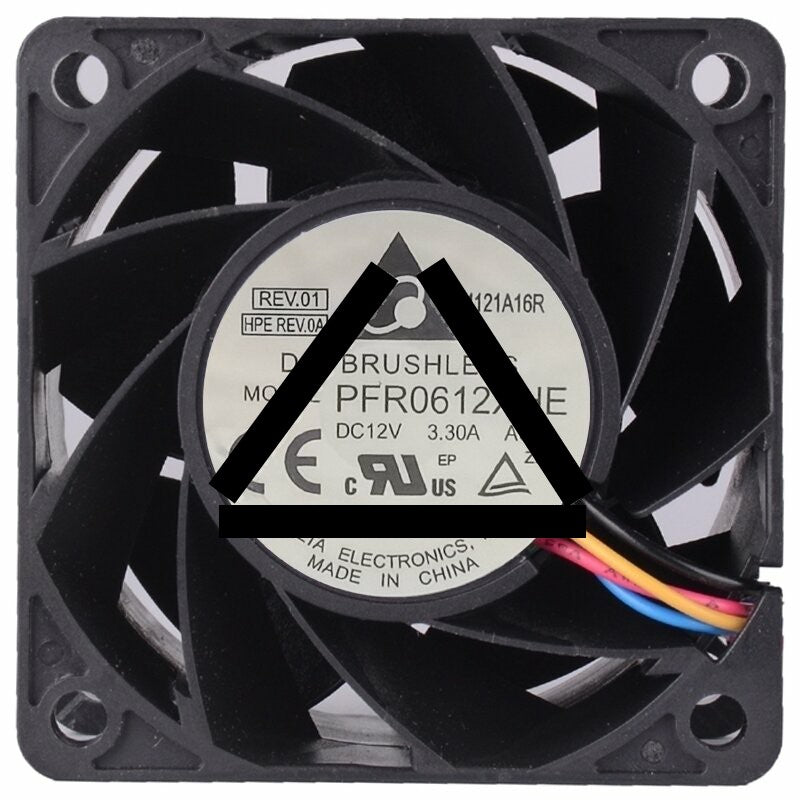 Delta PFR0612XHE 12V 3.30A 4 Wires Axial Cooling Fan