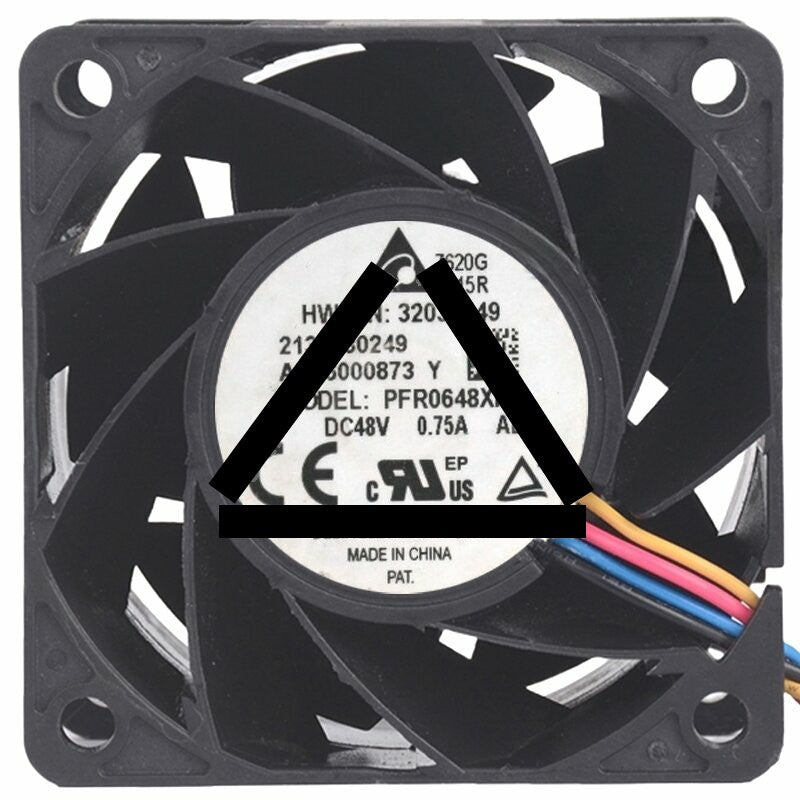 Delta PFR0648XHE 48V 0.75A 4 Wires Axial Cooling Fan