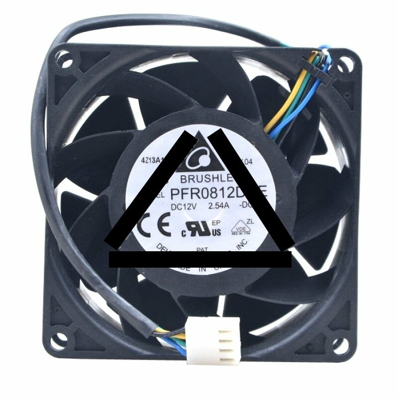 Delta PFR0812DHE DC 12V 2.54A 2 Wires / 3 Wires / 4 Wires Axial Cooling Fan