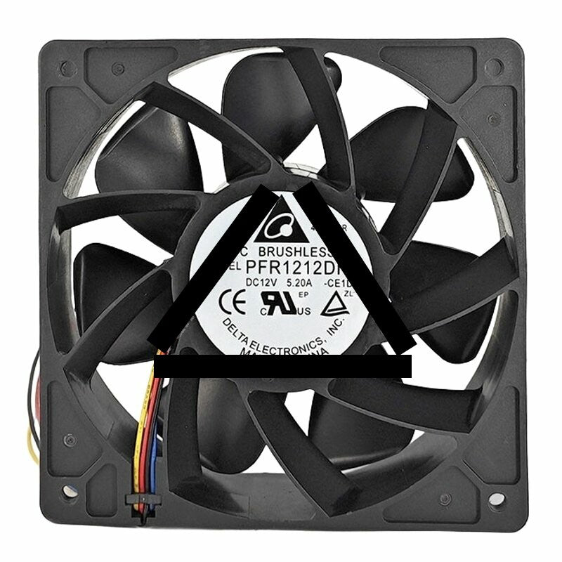 Delta PFR1212DHE DC 12V 5.20A 12038 Axial Cooling Fan