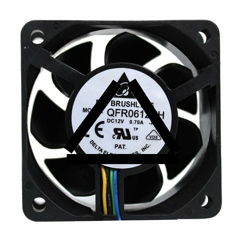 Delta QFR0612UH DC 12V 0.70A 2 Wires / 3 Wires / 4 Wires Axial Cooling Fan