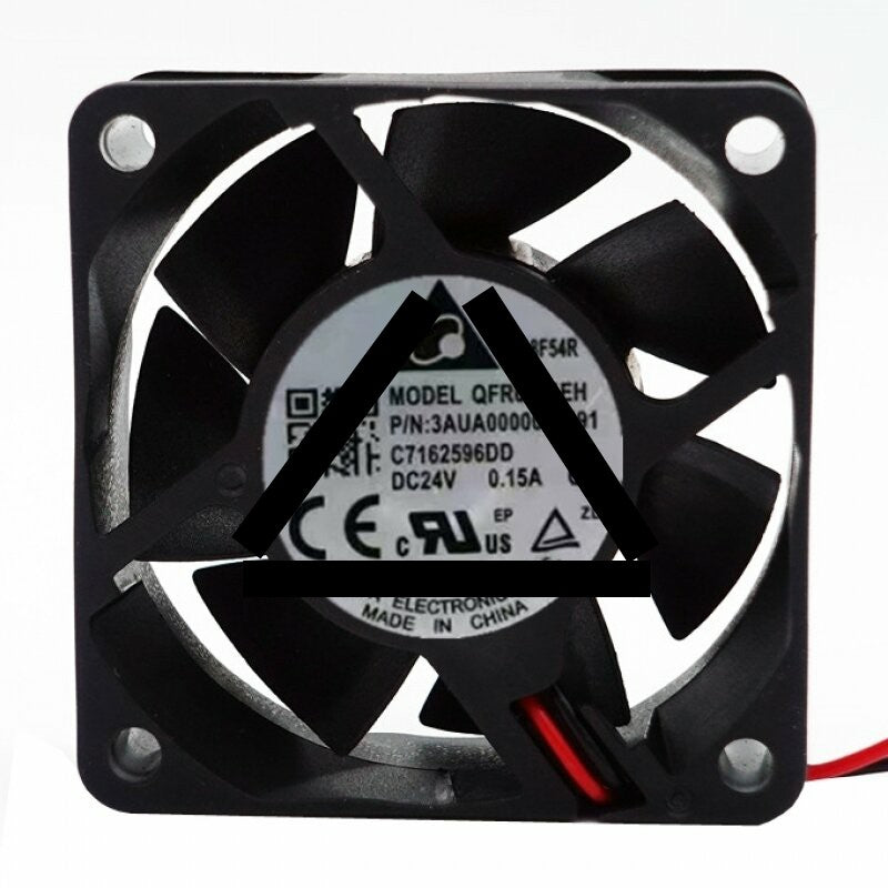 Delta QFR0624EH DC 24V 0.15A 2 Wires / 3 Wires Axial Cooling Fan