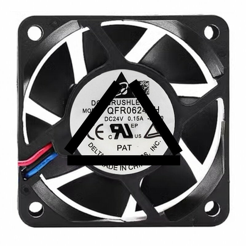 Delta QFR0624SH DC 24V 0.15A 2 Wires / 3 Wires Axial Cooling Fan