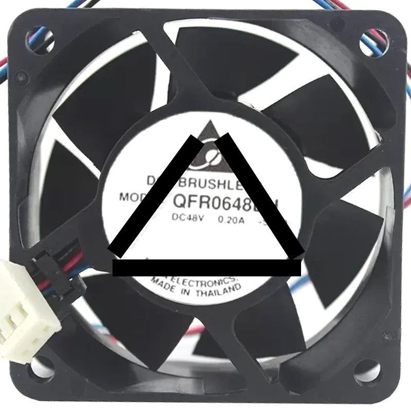 Delta QFR0648DH 48V 0.20A DC Brushless 4 Wires Axial Cooling Fan