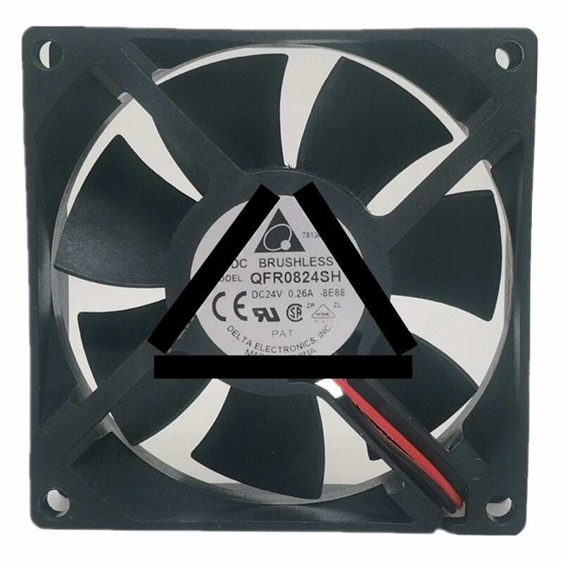 Delta QFR0824SH DC 24V 0.26A 8025 Axial Brushless Cooling Fan