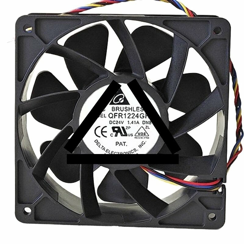 Delta QFR1224GHE DC 24V 1.41A 12038 Axial Cooling Fan